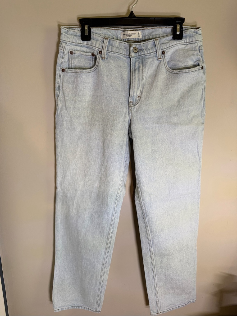 Abercrombie & Fitch Light Blue Straight Leg Jeans